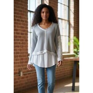 Y2K Whimsygoth Maurices Top, Size Large, Long Sleeve